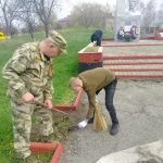 Благоустройство братской могилы